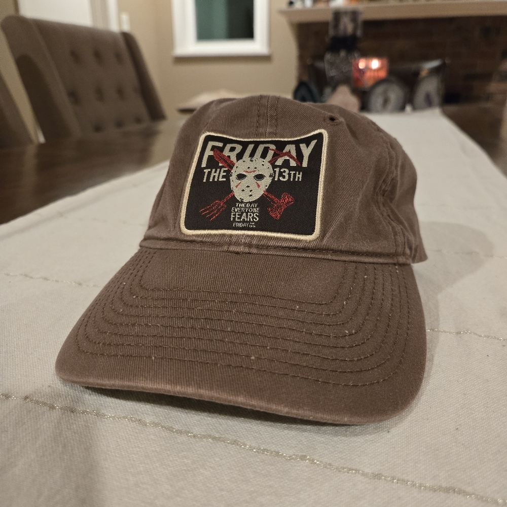 Friday The 13th Jason Voorhees Hockey Mask Adjustable Hat The Day Everyone Fears